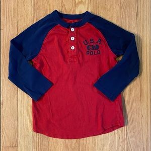 Polo Ralph Lauren USA 67 Long Sleeve T-shirt